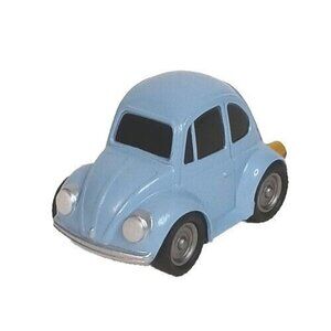 Kaiyodo Volkswagon VW Beetle Pull-Back (Tested) Vintage Blue Good Condition